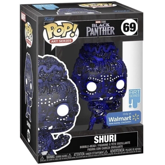 Funko POP! Black Panther Nakia and Shuri Art Series - Picture 8 of 8